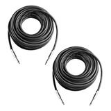 Cables Para Parlante 1/4  A 1/4  Yoico De 100 Pies 2-pack