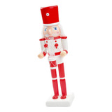 Figura De Muñeco Cascanueces Navideño De Tocando El Tambor