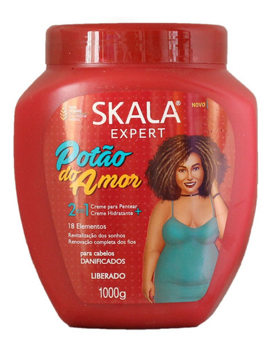 Skala Potao Do Amor Máscara Vegana Crema Peinar Dañado 1kg