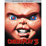 4k Uhd + Blu-ray Child´s Play 3 / Chucky 3 Subtitulos Ingles