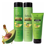 Instance Abacate E Oliva Shampoo + Cond + Creme Pentear