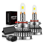 H7 H11 9005 Kit Focos De Led Luz Alta Y Baja Auto 18000lm