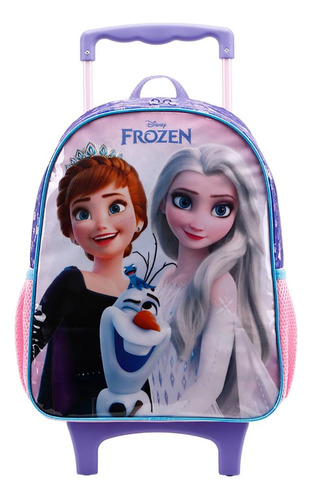 Mochila De Rodinhas Xeryus 16 Frozen X Lilás