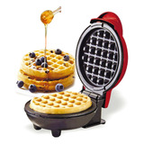 Máquina De Fazer Waffle Grill Panqueca Elétrica Prática Cor 