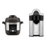 Kit Cuisinart Panela Elétrica 5,7l E Espremedor Em Inox 127v