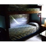 Cama Superpuesta Cama 0,80x1,90 De Algarrobo Con Colchones