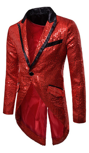 Blazer Hombre Lentejuelas Brillantes Fiesta Ropa Cantantes