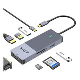 Hubs Usb Concentrador Usb C, Mcy Usb C A Hdmi Vga Adaptador 