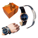 Joyero Reloj Pulsera Regalo Estuche Para Hombre 