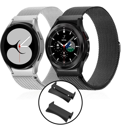 Pulseira Para Galaxy Watch 4 40 44 Magnética Metal Milanese