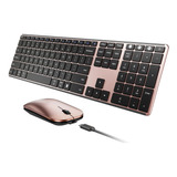 Seenda Combo De Teclado Y Mouse Inalambricos Bluetooth (usb 