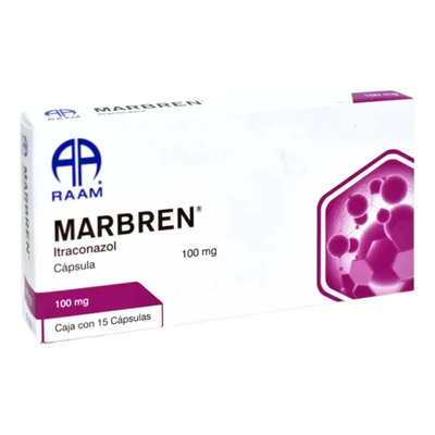 Itraconazol 100mg Marbren 15 Capsulas Raam | MercadoLibre