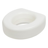 Asiento De Inodoro Elevado Portátil, Blanco, 10 Cm