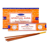 Sahumerios Satya Nag Champa - 12 Unidades Fragancia Spiritual Aura