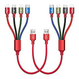 Cargador Inalàmbrico Cable De Carga Multi Usb Corto De 2 Pi