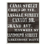 Stupell Industries Canal Street - Placa De Pared Con Diseño 