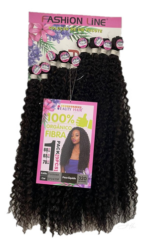 Cabelo Orgânico Cacheado Formosa Fashion Line 70cm 320gr