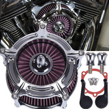 Chrome Spike Air Cleaner Intake Filter For Harley Sports Aam