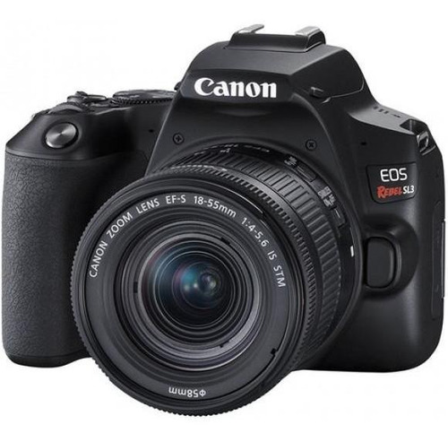 Câmera Canon Eos Rebel Sl3 + Lente Ef-s 18-55mm F4 Stm