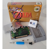 Zelda Ocarina Of Time 64 Placa Original, Caja Repro...