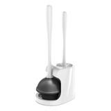 Mr.siga Toilet Plunger And Bowl Brush Combo For Bathroom  Aa