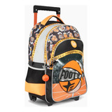 Mochila Carrito 18'' Basket Jump Con Luz Led Footy Premium