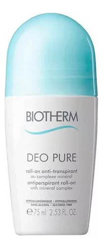 Antitranspirante Bolilla Biotherm Roll On Deo Pure 75ml