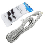 Hqrp White Ac Power Cord Compatible With Denon Avr-3805  Ccl