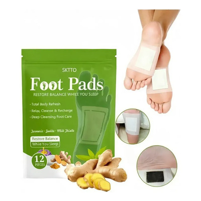 12 Pcs Parches Premium Jengibre Para Pies Spa