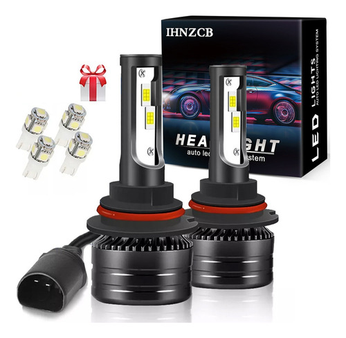 28000lm 50w Kit De Focos Led 9007 Luz Alta Y Baja Para Ford