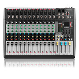 Mezcladora Audio Gc Ak120 Profesional 12canales Usb Eq Mixer