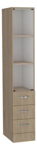 Vanguard Linen Cabinet, Beige Y Blanco
