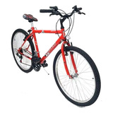 Bicicleta Mountain Bike Kelinbike Todoterreno Hombre R26 18 18v Frenos V-brakes Color Rojo Con Pie De Apoyo