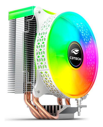 Cooler Processador Cpu Rgb Gamer Ryzen Intel C3tech Fc-l150
