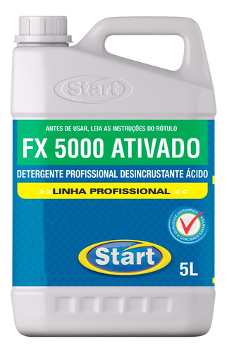 Detergente Automotivo Ativado Solupan Intercap Fx 5000 - 5 L