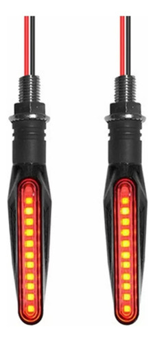 Lámpara Direccional Secuencial Led Para Motocicleta, 4 Pzs.