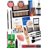 Kit De Maquiagem Paleta De Sombras Evina Make