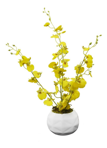 Arreglo Orquídea Floral Artificial Decoración Y Regalo