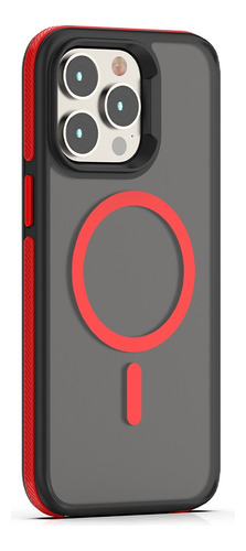 Funda Para iPhone Con Magsafe Contornos De Colores Uso Rudo