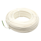 100 Metros Cable Telefonico Plano 4 Hilos Blanco (2 Pares)