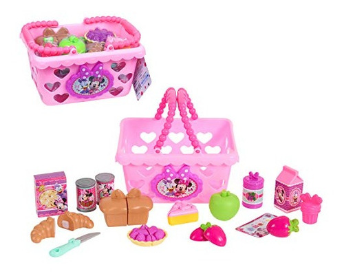 Juego De Cestas De Compras Bowtastic De Minnie Bow-tique, De