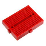 15 Peças Da Mini Protoboard 170 Furos Vermelho