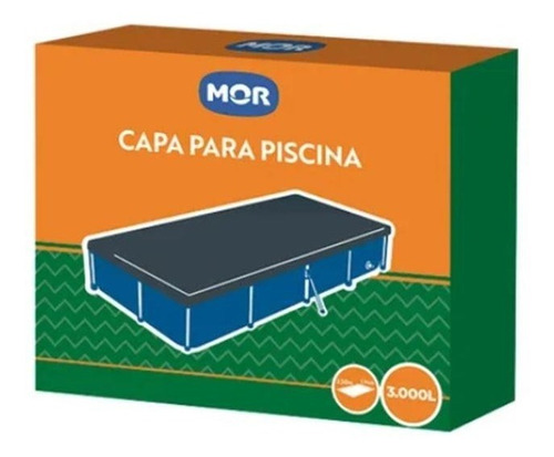 Capa Protetora Piscina Retangular 3000 Litros Mor