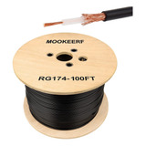 Mookeerf Cable Coaxial Rg174 De 100 Pies,cable Rg174 De Baja