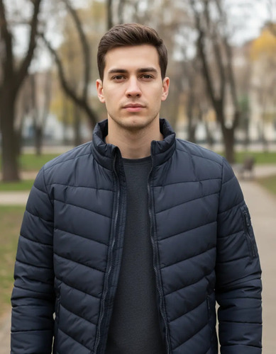 Chamarra Cortavientos Casual Chamarra Hombre Color Liso | Envío gratis