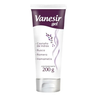 Vanesir gel 200 g castaño de Indias + hamamelis, masaje piernas y varices aroma lavanda | Meses sin interés