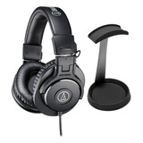 Auriculares De Monitor Athm30x (negro) Paquete Soporte ...