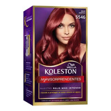 Tintura Wella Koleston Kit Permanente Rojo Exotico 5546