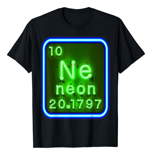 Elemento De Neón De La Tabla Periódica De Química Para Cient