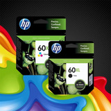 Kit Cartucho Hp 60xl Preto E 60xl Color Original F2480 Novo